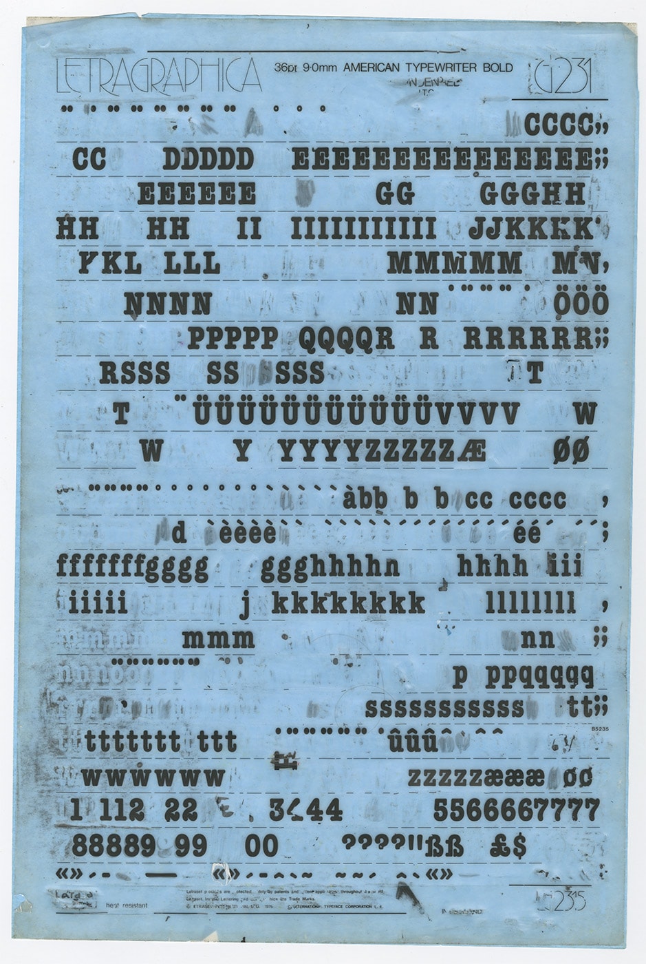 American Typewriter Bold